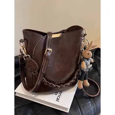 Damen-Beuteltasche im Retro-Design, Modell 2026, Umhängetasche - 2