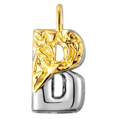 Kupfer-Zirkon-Halskettenzubehör mit 26 Buchstaben, ohne Kette