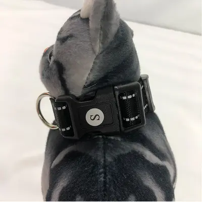 Reflektierendes verstellbares Nylon-Hundehalsband für kleine und mittelgroße Haustiere