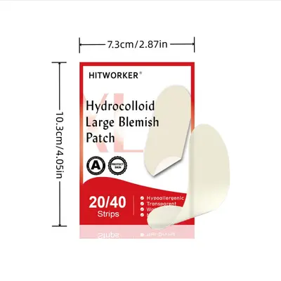 Hydrokolloid Pickel-Patches 20-40 Stück anpassbar unsichtbar