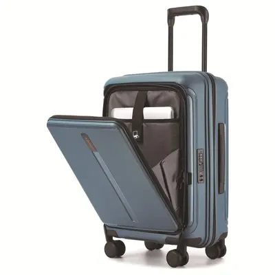 Trolley mit Frontöffnung, TSA-Schloss und Laptopfach - 7