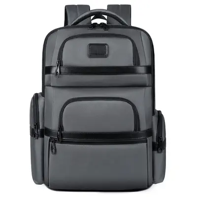 Men's Business Backpack, Water-Repellent Nylon Laptop Daypack - 7