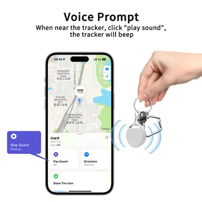 MFI sertifikalı GPS izleyici Apple AirTag alternatifi