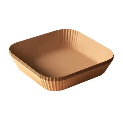 Hava fritözü için özel kağıt, pişirme kağıdı, yağ geçirmez kağıt, silikon yağlı kağıt, 125 adet. - 6