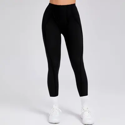 Sport-Yogahose mit 3D-Optik, schmal geschnitten - 7