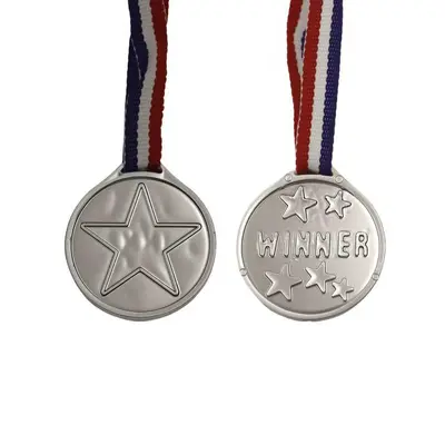 Kindergarten Star Medal Set, Gold Silver Bronze Reward Toys - 9