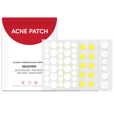 Waterproof Hydrocolloid Acne Patches, Invisible and Makeup-Compatible - 7