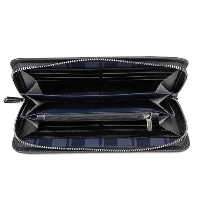Leidebaoluo Men's Clutch Bag, Multifunctional Long Business Wallet with Card Slots - 5