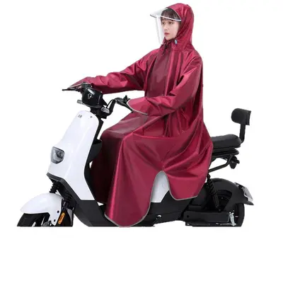 Elektrofahrrad Regenmantel mit Ärmeln, Vollkörper einteilig