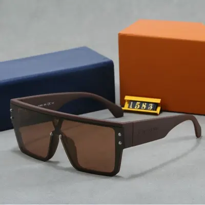 1583 UV Protection Pilot Sunglasses with Large TR90 Frame - 3