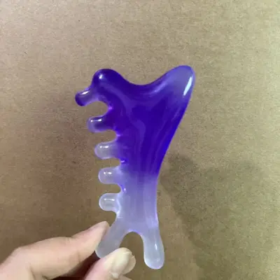 Taşınabilir meridyen tarak masaj tarak kafa meridyen tarak saç terapisi masaj erkekler ve kadınlar kazıma kafa derisi tarama anti-geniş diş tarağı - 11