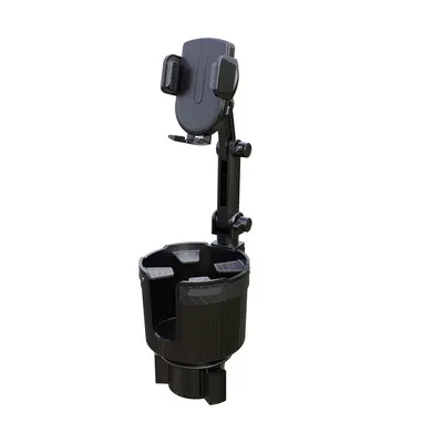 Insulated Large Car Cup Holder with Phone Holder Feature - 7