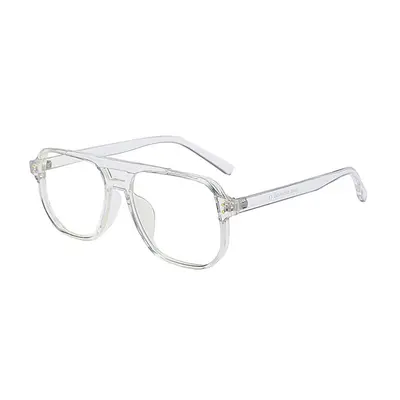 Square Frame Sunglasses, Anti-UV Women's, Retro Double-Bridge Pilot Style - 12