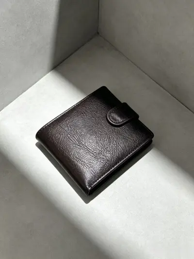 Men's Short PU Leather Wallet, Multi-Card Slots, Coin Pocket - 6