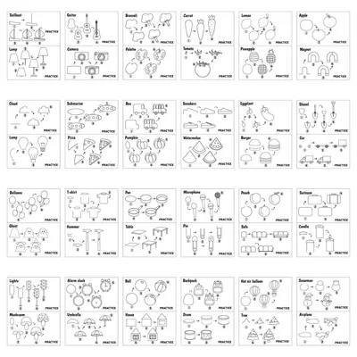 Children's Coloring Book, 24 Pages, Animal Theme - 6