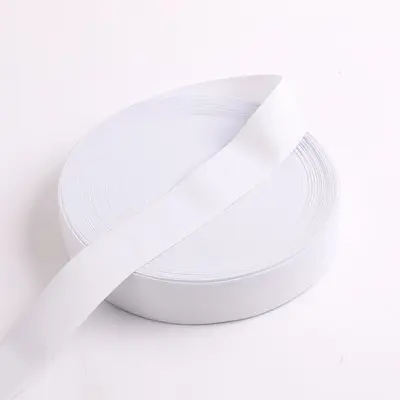 Liufeng Black and White Crochet Elastic Band for Cuffs and Waistbands - 6