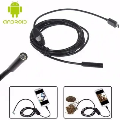 7mm su geçirmez endoskop kamera, Android/USB, boru ve araba muayenesi için - 3
