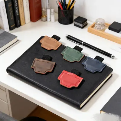 Magnetic Bookmark with Customizable Letters, Pen Holder - 5