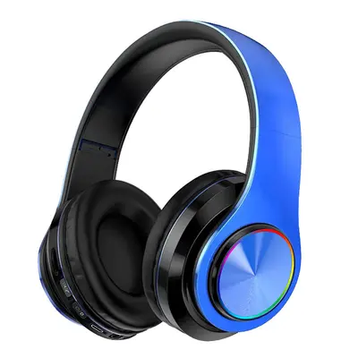 Popüler aydınlık Bluetooth kulaklık kablosuz kulaklık katlanabilir spor ultra uzun pil ömrü gürültü azaltma kulaklık evrensel