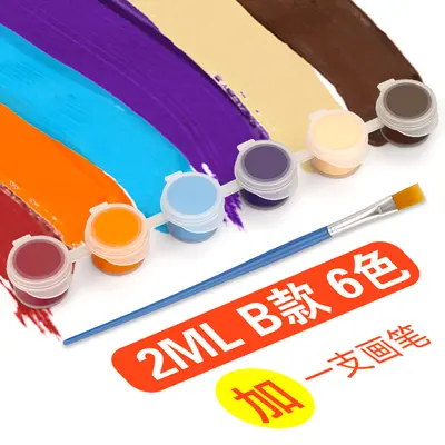12-Farben-Acrylfarben-Set für Kinder, 6-teilig - 12