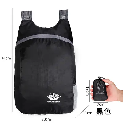 Faltbarer Mehrzweck-Rucksack, ultraleicht, tragbar - 7