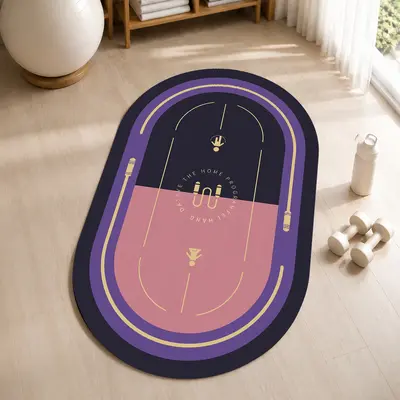 Verdickte Gymnastikmatte Stoßdämpfend Rutschfest Schalldämmend Innen Yoga Fitnessmatte - 8
