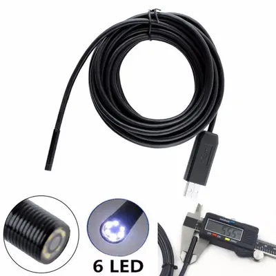 720p HD USB endoskop, 5.5mm, gece görüşlü, su geçirmez - 3