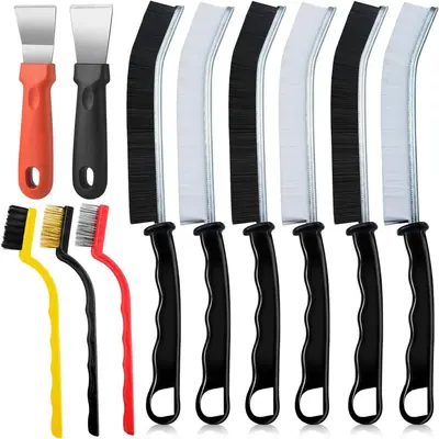 Fugenbürste Reinigungsbürste Fliesenbürste Eckenreiniger Tassenbürste Topfbürste Reinigungswerkzeug Amazon-Reinigungsset - 11