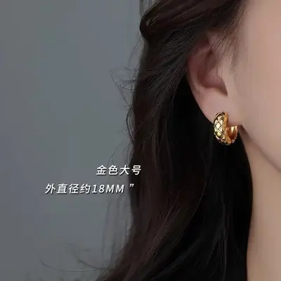 925 silver round stud earrings - 7
