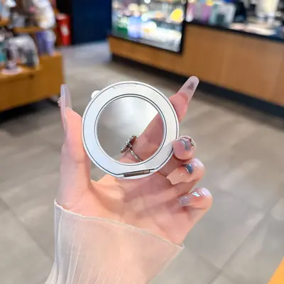 Metal 360° Rotating Adhesive Phone Holder with Magnetic Car Mount - 8