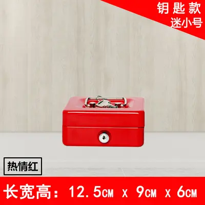 Metal Cash Box with Lock, Combination Code, Portable - 8