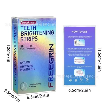 Coconut Oil Teeth Whitening Strips, Stain Remover