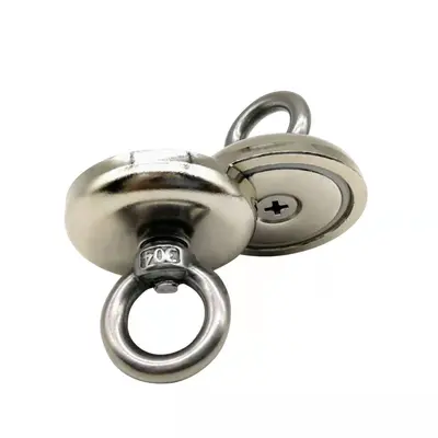 NdFeB Strong Magnetic Hook, Magnetic Lifting Ring, Round Suction Cup