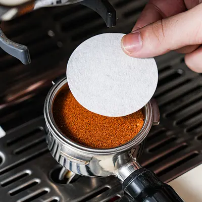 Single-use coffee filter paper, size 51, for Moka pot and French press
