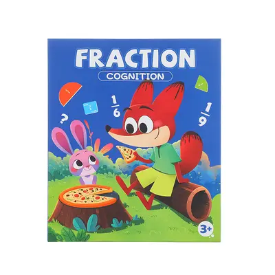 Manyetik Kesir Öğretme Kitabı İlkokul Matematik Eğitici Oyuncak