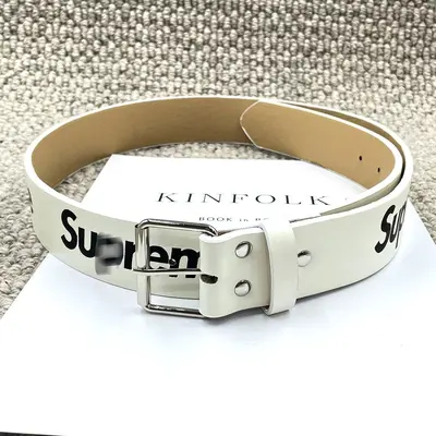 SUP Taillengürtel mit Schnallenverschluss Buchstaben Student Trend Ledergürtel Herren neu Graffiti Mode Jeansgürtel Freizeit Universalgürtel Damen - 8