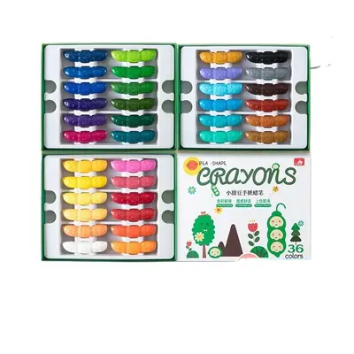 Non-Toxic Washable Finger Gel Crayon Set for Kids and Kindergarten - 6