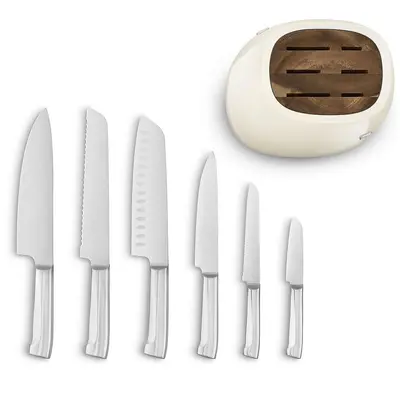 Cross-border Western Chef Knife Kitchen Knife Set Household Vegetable Knife Stainless Steel Slicing Knife Manufacturer - 7