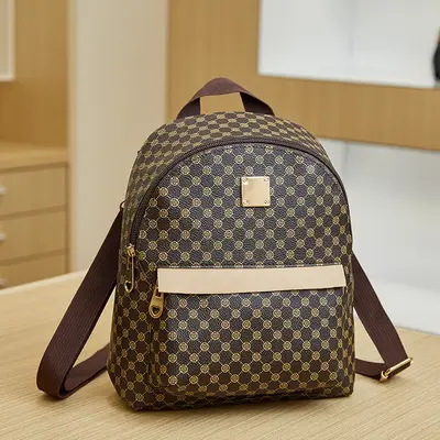 Women's Printed Small Backpack, Korean Style - 7