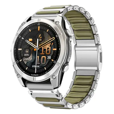 Titanium Watch Band for Garmin Fenix 8, Magnetic Buckle, 22/26 mm - 11