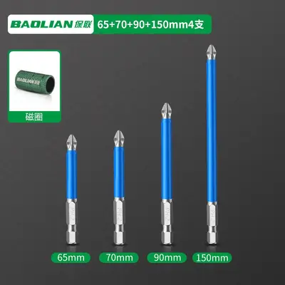 Elektrikli tornavida ucu seti manyetik kaymaz çapraz bit - 10