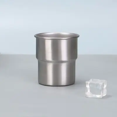 New 304 stainless steel mini wine glass single-layer corrugated edge anti-scald thermos cup outdoor camping style picnic water cup - 7