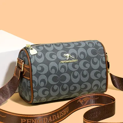 Large Capacity Retro Women's Single Shoulder Bag Crossbody Commuter Bag - 9