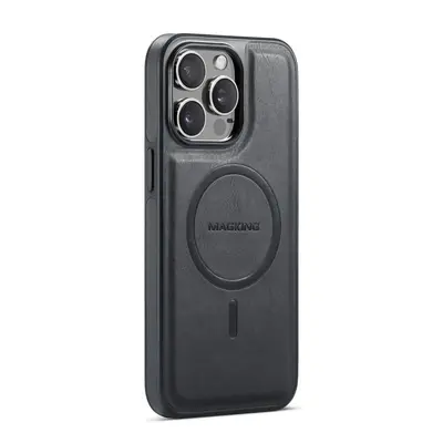 iPhone 17 Leather Phone Case with Wireless Charging - 12