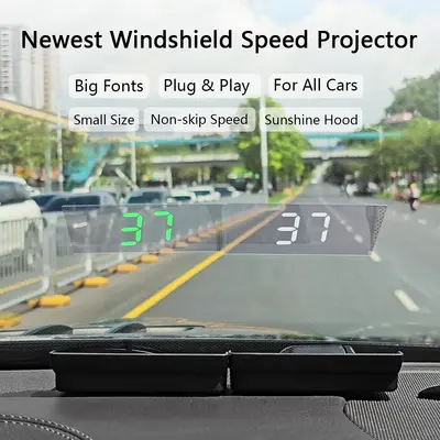 2026 Yeni Model HUD Kafa Üstü Göstergesi GPS Hız Ölçer Hız Göstergesi KMH/MPH Çapraz Sınır Patlaması W1