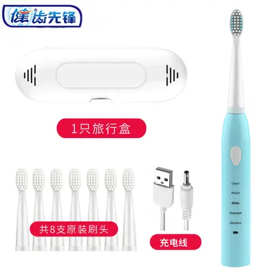 Jianpai Sonic Electric Toothbrush Rechargeable with 11 Brush Heads - 9