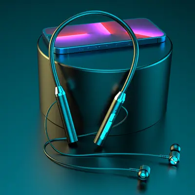 [Large Customer Connection] Bluetooth Wireless Headphones Neck-Hanging Sport In-Ear Neck-Hanging Super Long Standby Manufacturer Wholesale - 7