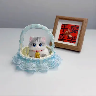 Handmade Kitten Figurine Stress Relief Toy - 7