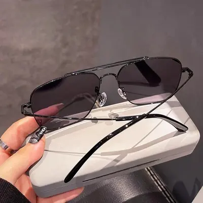 Oversized Double-Bridge Cycling Sunglasses, Toad Style - 3