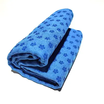 Microfiber Yoga Blanket, Non-Slip and Sweat-Absorbent, with Mesh Bag - 8
